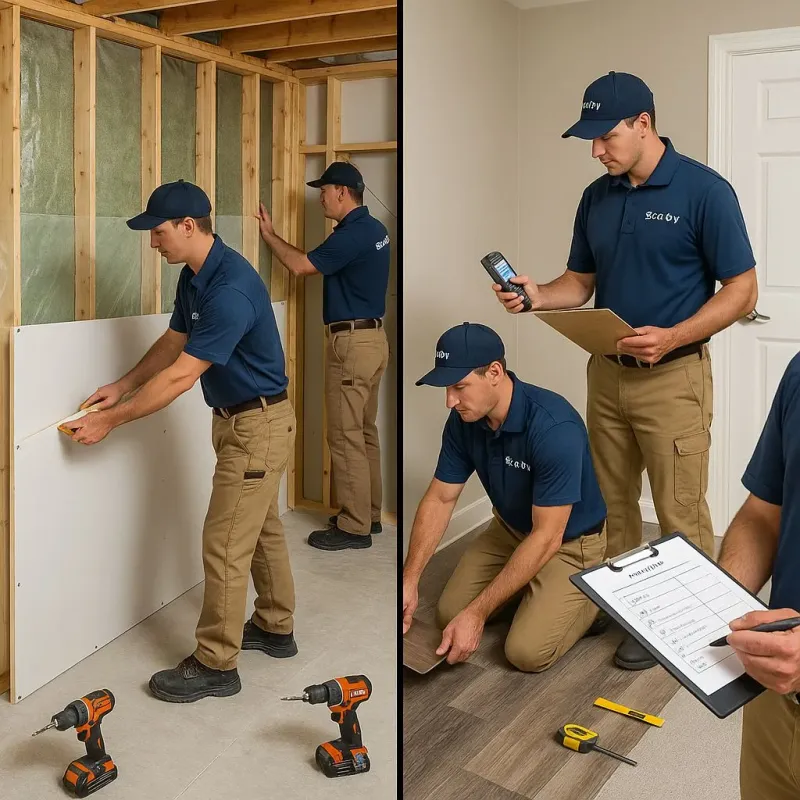 Repairs and Reconstruction process in Marlboro, NY